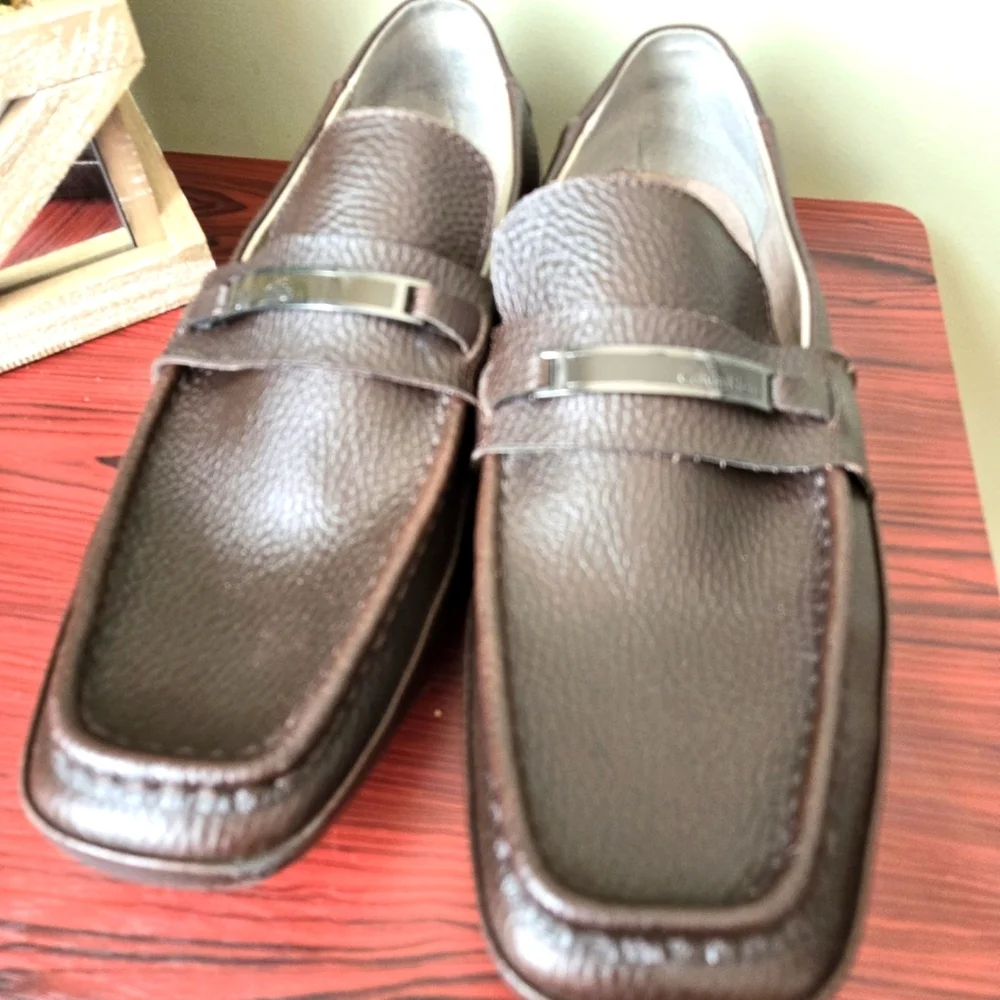 Men Calvin klein Loafers  sz 13 Dark Brown